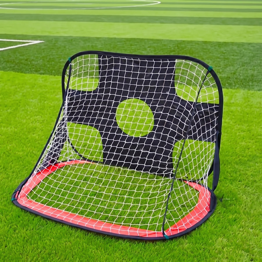 Mini gol de futebol com miras (alvos) para chute